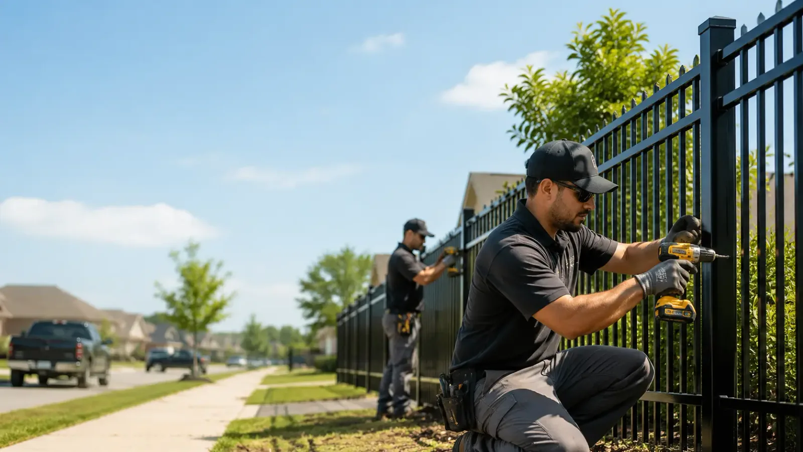 Metal Fence Installation in Mercer, PA